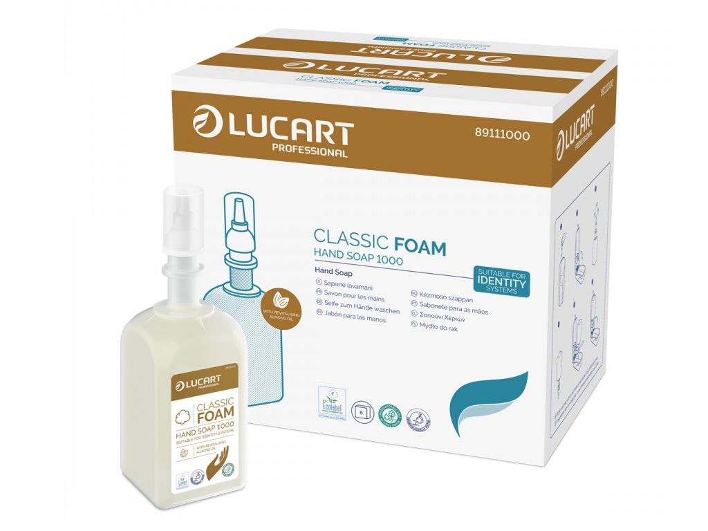Penové mydlo LUCART CLASSIC / Mandľový olej